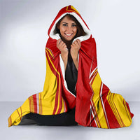 Malaysia Football Hooded Blanket with Roaring Tiger and Red Yellow National Colors