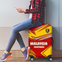 Malaysia Football Luggage Cover with Roaring Tiger and Red Yellow National Colors