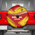 Malaysia Football Spare Tire Cover with Roaring Tiger and Red Yellow National Colors
