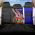 Malaysia Coat of Arms Back Car Seat Cover with National Flag and Black Batik Pattern