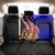Malaysia Coat of Arms Back Car Seat Cover with National Flag and Black Batik Pattern