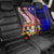 Malaysia Coat of Arms Back Car Seat Cover with National Flag and Black Batik Pattern