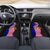 Malaysia Coat of Arms Car Mats with National Flag and Black Batik Pattern