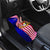 Malaysia Coat of Arms Car Mats with National Flag and Black Batik Pattern