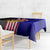 Malaysia Coat of Arms Tablecloth with National Flag and Black Batik Pattern