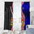 Malaysia Coat of Arms Window Curtain with National Flag and Black Batik Pattern