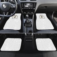 Personalized Prince Hall Freemasonry Car Mats Masonic Square And Compass Vintage Gold Pillar Illustration