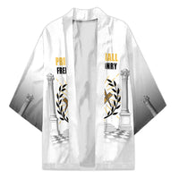 Personalized Prince Hall Freemasonry Kimono Masonic Square And Compass Vintage Gold Pillar Illustration