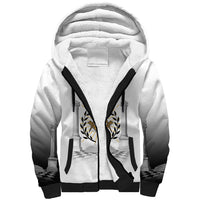 Personalized Prince Hall Freemasonry Sherpa Hoodie Masonic Square And Compass Vintage Gold Pillar Illustration