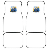 Prince Hall Freemasonry Car Mats Square And Compass Letter G Watercolor Portrait Art