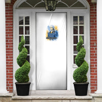 Prince Hall Freemasonry Door Cover Square And Compass Letter G Watercolor Portrait Art