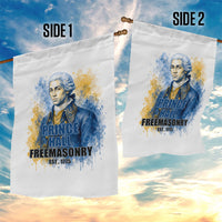 Prince Hall Freemasonry Garden Flag Square And Compass Letter G Watercolor Portrait Art