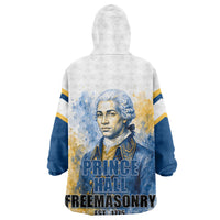 Prince Hall Freemasonry Kid Wearable Blanket Hoodie Square And Compass Letter G Watercolor Portrait Art