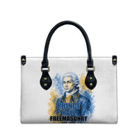 Prince Hall Freemasonry Leather Bag Square And Compass Letter G Watercolor Portrait Art