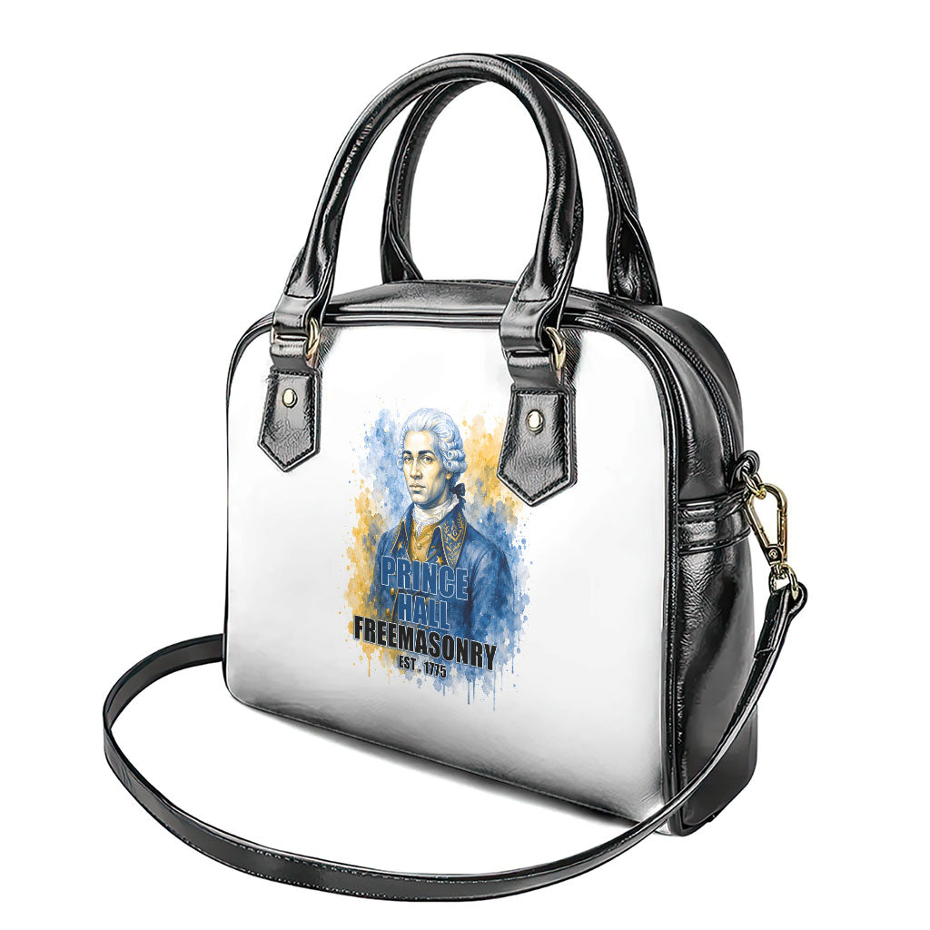 Prince Hall Freemasonry Shoulder Handbag Square And Compass Letter G Watercolor Portrait Art