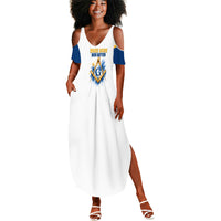 Prince Hall Freemasonry Summer Maxi Dress Square And Compass Letter G Watercolor Portrait Art