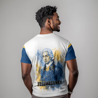 Prince Hall Freemasonry T shirt Square And Compass Letter G Watercolor Portrait Art
