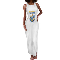 Prince Hall Freemasonry Tank Maxi Dress Square And Compass Letter G Watercolor Portrait Art