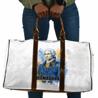 Prince Hall Freemasonry Travel Bag Square And Compass Letter G Watercolor Portrait Art
