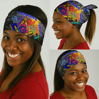 Prince Hall Freemasonry Neck Gaiter Colorful Graffiti Paint Splatter On Urban Stone Wall