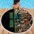 Personalized Fish Reaper Skull Beach Blanket Camouflage Background and Fishing Rod Graphic Design - Wonder Print Shop