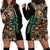 Personalized Fish Reaper Skull Hoodie Dress Camouflage Background and Fishing Rod Graphic Design - Wonder Print Shop