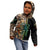 Personalized Fish Reaper Skull Kid Hoodie Camouflage Background and Fishing Rod Graphic Design - Wonder Print Shop