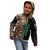 Personalized Fish Reaper Skull Kid Hoodie Camouflage Background and Fishing Rod Graphic Design - Wonder Print Shop