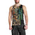 Personalized Fish Reaper Skull Men Tank Top Camouflage Background and Fishing Rod Graphic Design - Wonder Print Shop