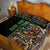 Personalized Fish Reaper Skull Quilt Bed Set Camouflage Background and Fishing Rod Graphic Design - Wonder Print Shop