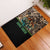 Personalized Fish Reaper Skull Rubber Doormat Camouflage Background and Fishing Rod Graphic Design - Wonder Print Shop