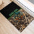 Personalized Fish Reaper Skull Rubber Doormat Camouflage Background and Fishing Rod Graphic Design - Wonder Print Shop