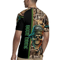 Personalized Fish Reaper Skull Rugby Jersey Camouflage Background and Fishing Rod Graphic Design - Wonder Print Shop