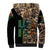 Personalized Fish Reaper Skull Sherpa Hoodie Camouflage Background and Fishing Rod Graphic Design - Wonder Print Shop