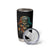 Personalized Fish Reaper Skull Tumbler Cup Camouflage Background and Fishing Rod Graphic Design - Wonder Print Shop
