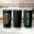 Personalized Fish Reaper Skull Tumbler Cup Camouflage Background and Fishing Rod Graphic Design - Wonder Print Shop