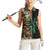 Personalized Fish Reaper Skull Women Sleeveless Polo Shirt Camouflage Background and Fishing Rod Graphic Design - Wonder Print Shop