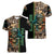 Personalized Fish Reaper Skull Women V-Neck T-Shirt Camouflage Background and Fishing Rod Graphic Design - Wonder Print Shop