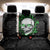 Personalized Skull Bowling Back Car Seat Cover Green Flame Skull - Wonder Print Shop
