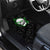 Personalized Skull Bowling Car Mats Green Flame Skull - Wonder Print Shop