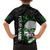 Personalized Skull Bowling Family Matching Off The Shoulder Long Sleeve Dress and Hawaiian Shirt Green Flame Skull - Wonder Print Shop