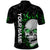 Personalized Skull Bowling Polo Shirt Green Flame Skull - Wonder Print Shop