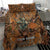Custom Deer Hunting Bedding Set Big Game Camo Forest Design and Skeleton Archer - Wonder Print Shop