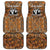 Custom Deer Hunting Car Mats Big Game Camo Forest Design and Skeleton Archer - Wonder Print Shop
