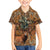 Custom Deer Hunting Family Matching Off The Shoulder Long Sleeve Dress and Hawaiian Shirt Big Game Camo Forest Design and Skeleton Archer - Wonder Print Shop