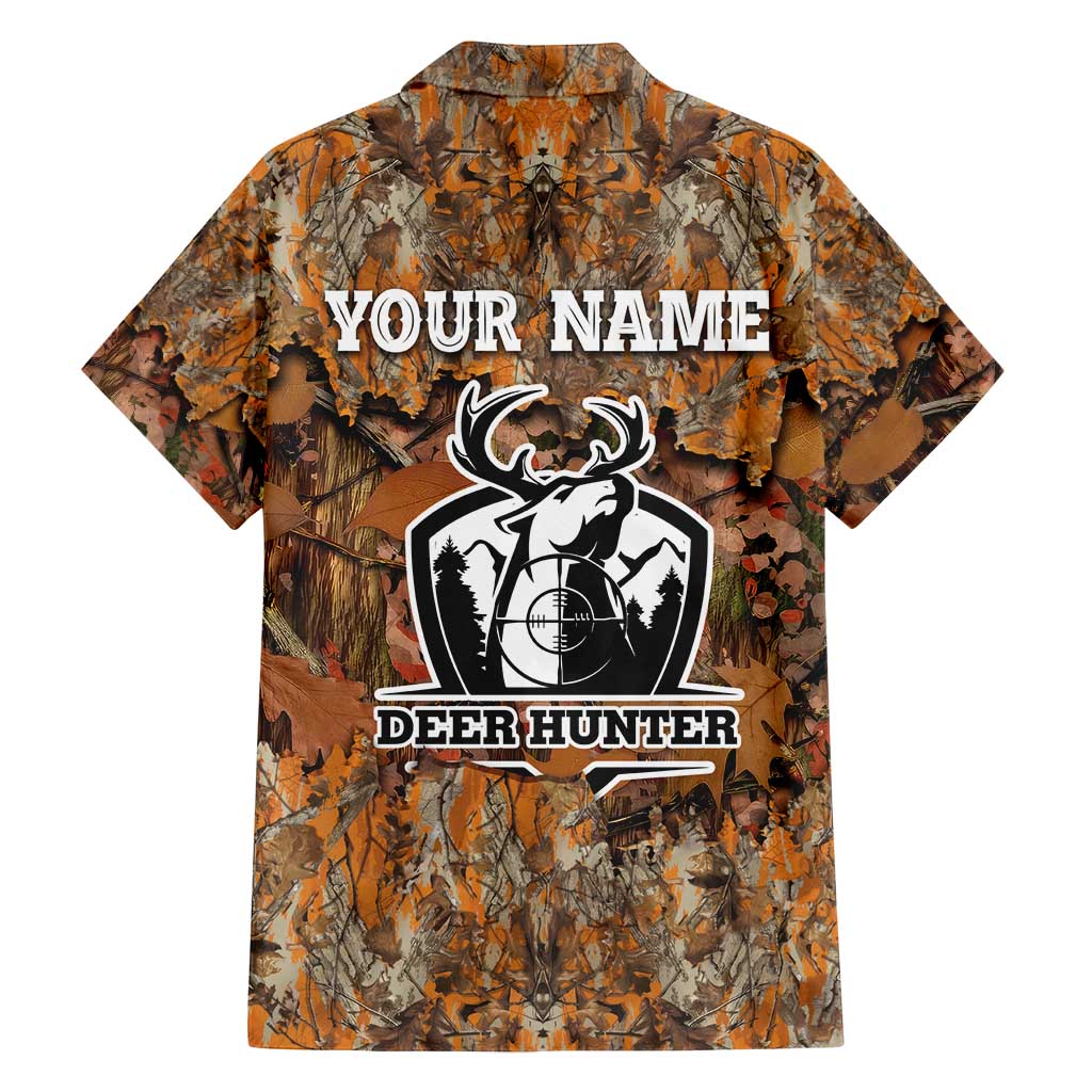 Custom Deer Hunting Family Matching Puletasi and Hawaiian Shirt Big Game Camo Forest Design and Skeleton Archer - Wonder Print Shop