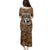 Custom Deer Hunting Family Matching Puletasi and Hawaiian Shirt Big Game Camo Forest Design and Skeleton Archer - Wonder Print Shop