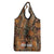 Custom Deer Hunting Grocery Bag Big Game Camo Forest Design and Skeleton Archer - Wonder Print Shop