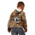Custom Deer Hunting Kid Hoodie Big Game Camo Forest Design and Skeleton Archer - Wonder Print Shop