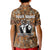 Custom Deer Hunting Kid Polo Shirt Big Game Camo Forest Design and Skeleton Archer - Wonder Print Shop